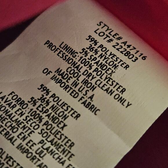 Betsy & Adam Black Sleeveless Mini Cocktail Dress Size 8 - Picture 4 of 5